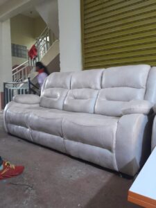 Leather couch set