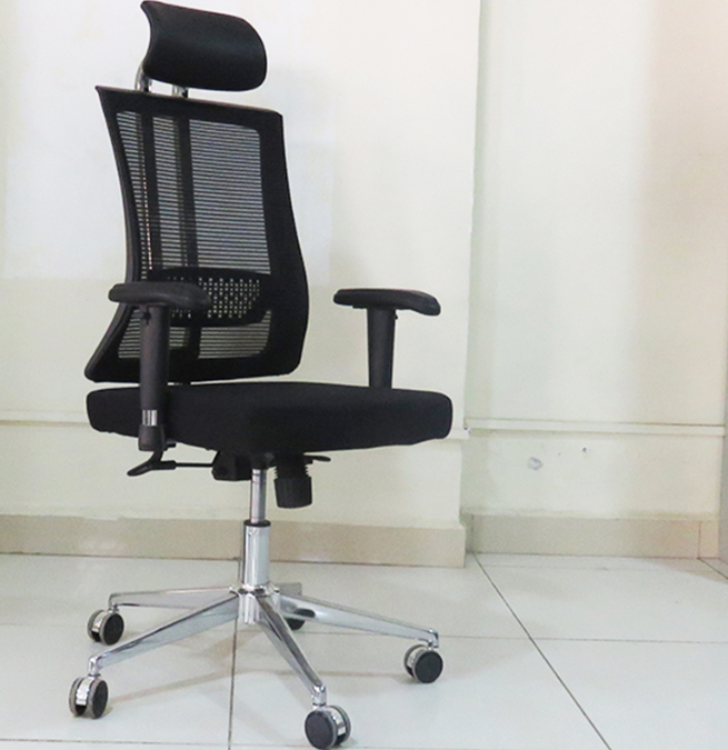 Orthopedic Office Chair – Sleek Comfort Meets Superior Support