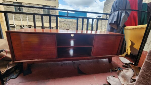 Elegant custom furniture – Mahogany TV Stand in Kenya