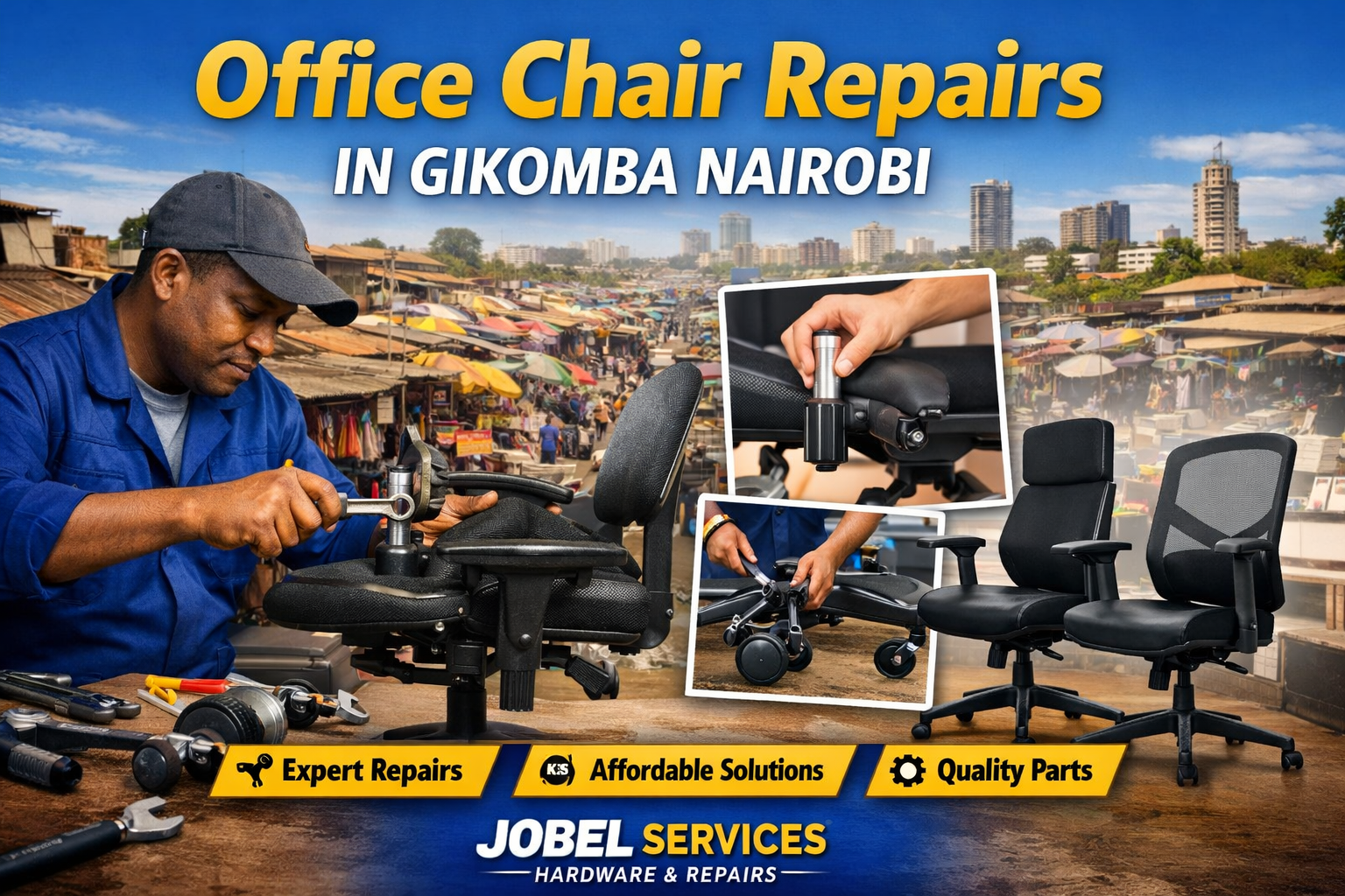 Office Chair Repairs in Gikomba Nairobi – Best Repair Services
