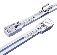 Automated window curtain rails