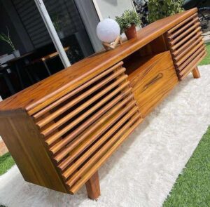 Mahogany Television Stand