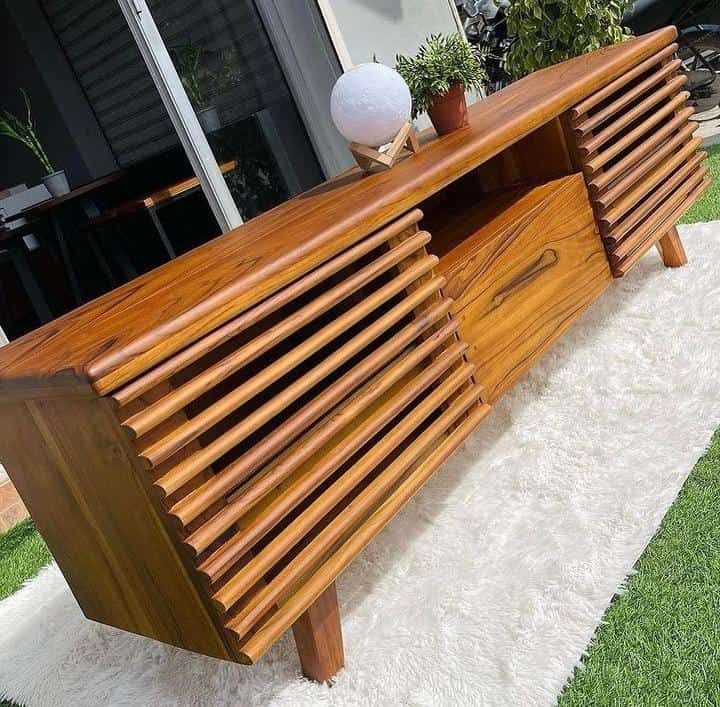 Mahogany Television Stand