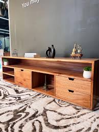 Hardwood TV stand