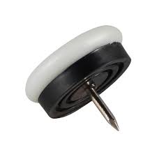 White Plastic Chair Glides for Smooth and Floor Safe Movement