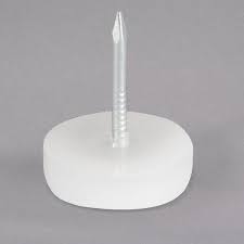 White Plastic Chair Glides