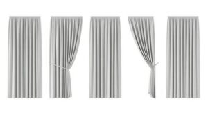 Decorative curtain textiles