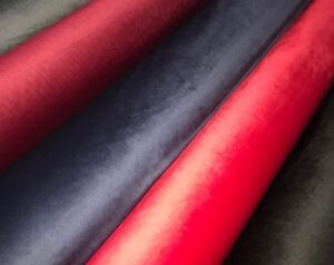 Soft furnishing velvet